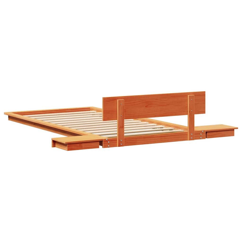 Bed Frame Brown 90 x 190 cm Wood