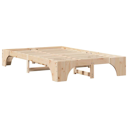 Bed Frame Solid Pine Wood 120 x 190 cm Solid pine wood