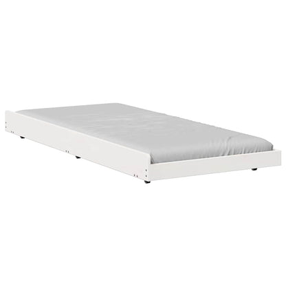 Bed Frame White 80 x 200 cm Solid Pine wood