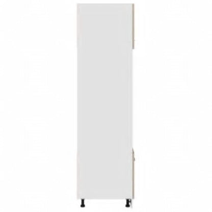Microwave Cabinet Lyon Sonoma Oak 60x57x207 cm Engineered Wood