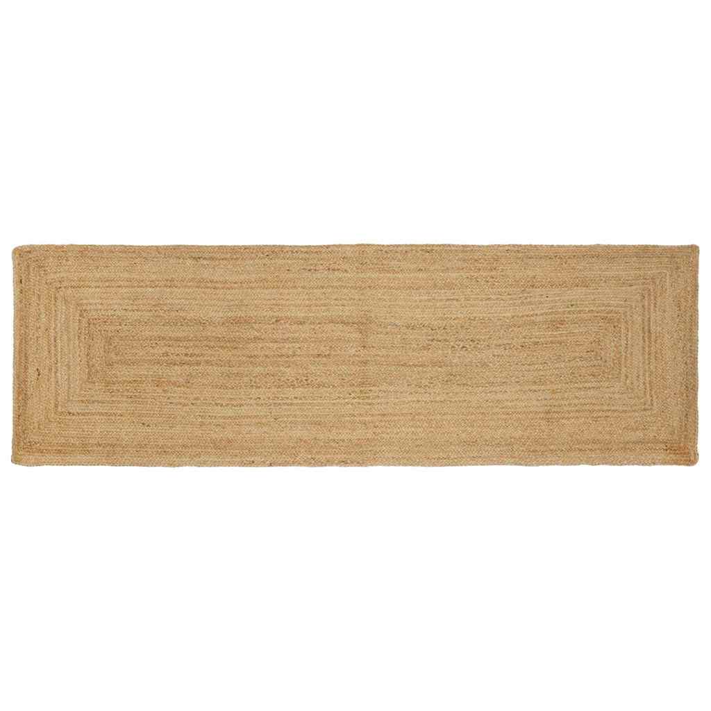 Rug Beige 80 x 400 cm Jute