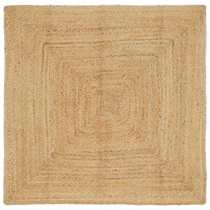 Rug Beige 160 x 160 cm Jute
