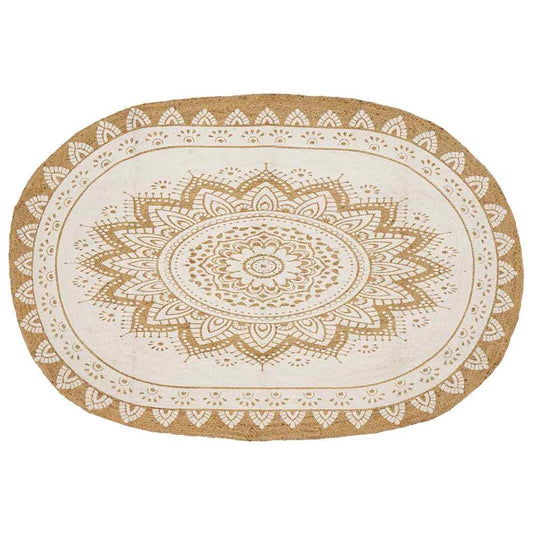 Rug Brown 152 x 245 cm Jute