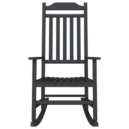 Rocking Chair Black 65 x 84 x 114 cm Polyethylene