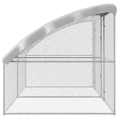 Chicken Cage Silver 400 x 200 x 198.5 cm Galvanised steel