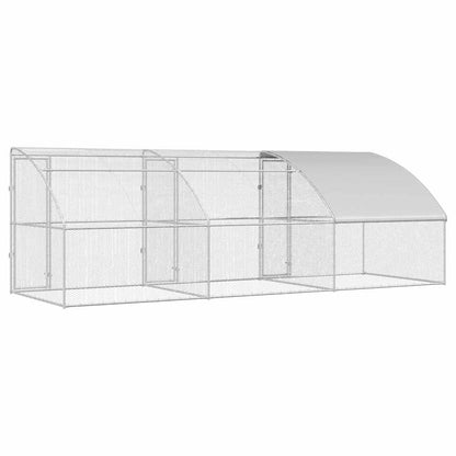 Chicken Cage Silver 600 x 200 x 198.5 cm Galvanised steel