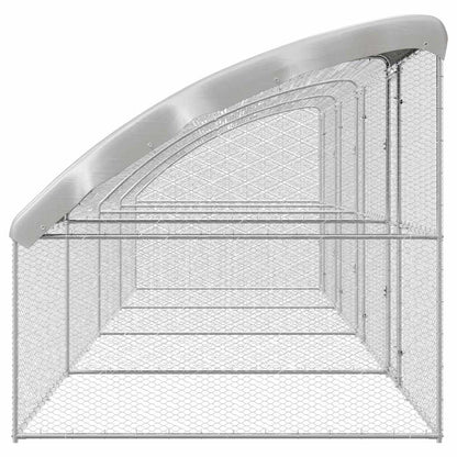 Chicken Cage Silver 800 x 200 x 198.5 cm Galvanised steel