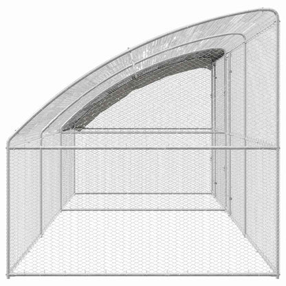 Chicken Cage Silver 600 x 200 x 198.5 cm Galvanised steel
