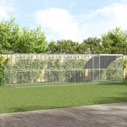 Chicken Cage Silver 800 x 200 x 198.5 cm Galvanised steel
