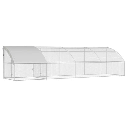 Chicken Cage Silver 800 x 200 x 198.5 cm Galvanised steel