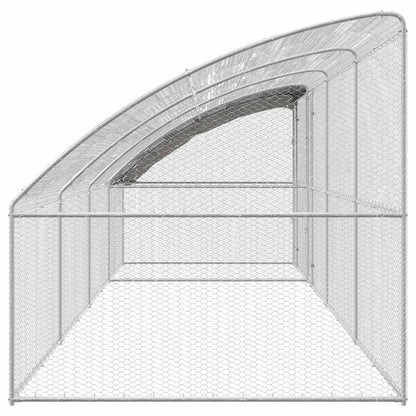 Chicken Cage Silver 800 x 200 x 198.5 cm Galvanised steel