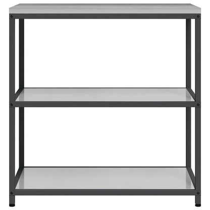 Kitchen Storage Shelf with Shelf Silver Galvanised steel