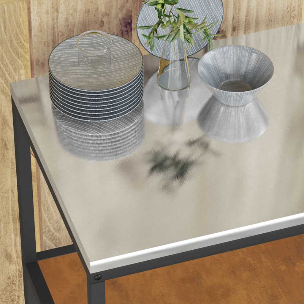 Kitchen Storage Shelf with Shelf Rusty Weathering steel