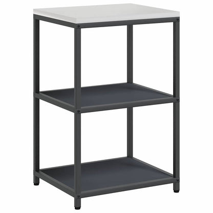 Kitchen Storage Shelf with Shelf with Storage Anthracite Steel