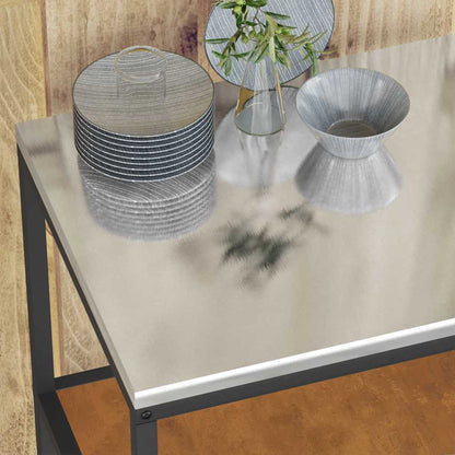 Kitchen Storage Shelf with Shelf Rusty Weathering steel