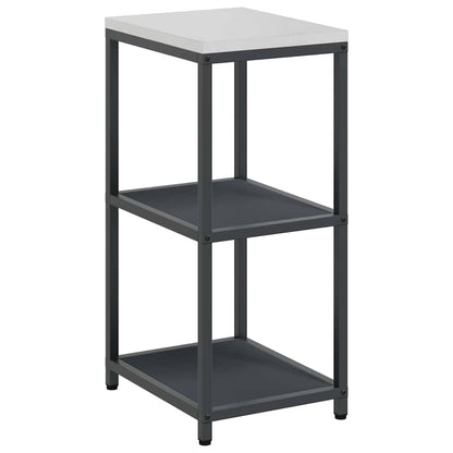 Kitchen Storage Shelf with Shelf with Storage Anthracite Steel