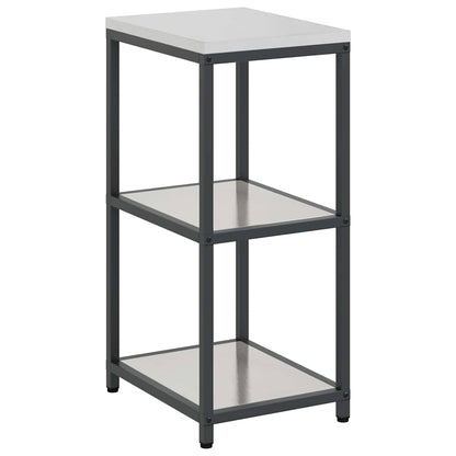 Kitchen Storage Shelf with Shelf Silver Stainless steel