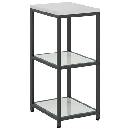 Kitchen Storage Shelf with Shelf Silver Galvanised steel