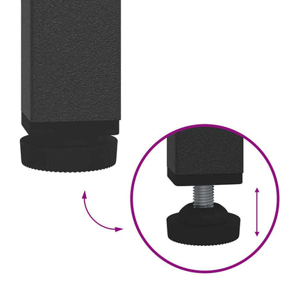 Kitchen Storage Shelf with Shelf with Storage White Steel