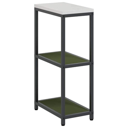 Kitchen Storage Shelf with Shelf with Storage Olive green Steel