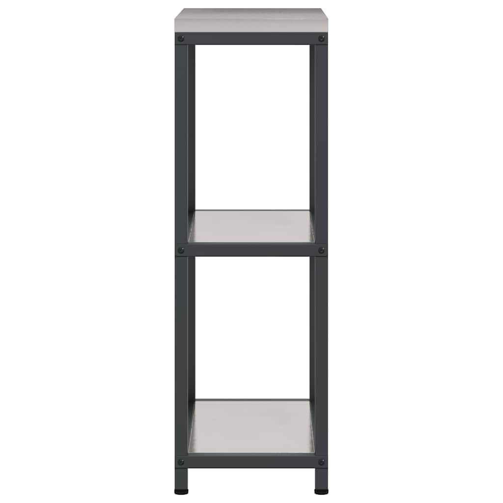Kitchen Storage Shelf with Shelf Silver Stainless steel