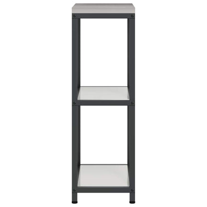 Kitchen Storage Shelf with Shelf Silver Galvanised steel