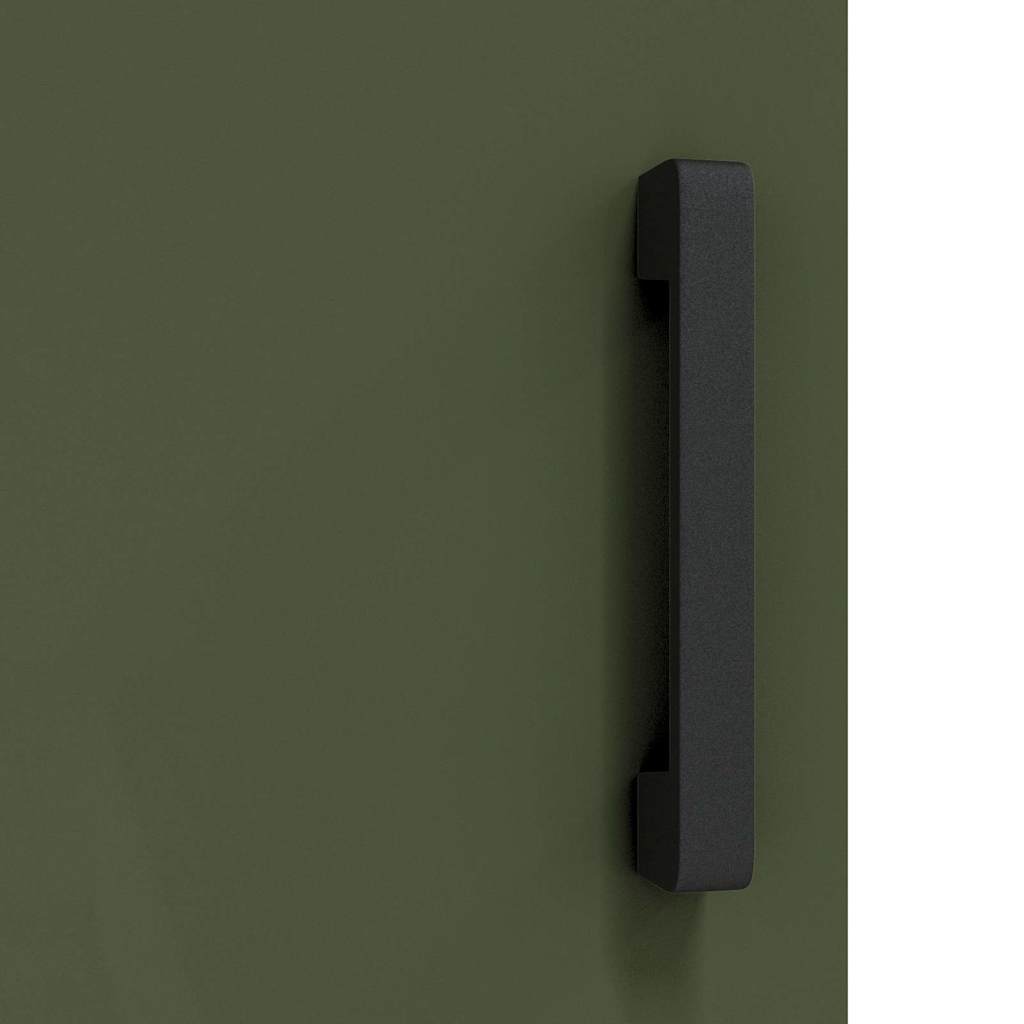 Kitchen Storage Cabinet with Shelf with Door Olive green Steel