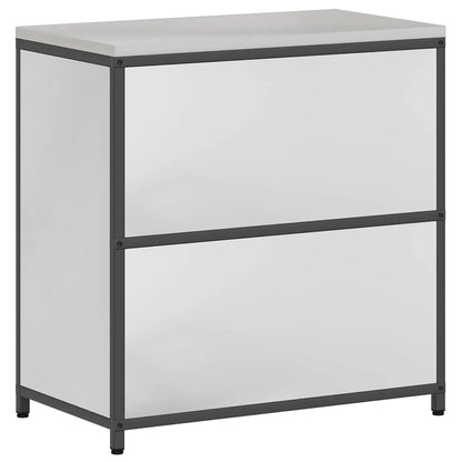 Kitchen Storage Cabinet with Shelf Silver Galvanised steel