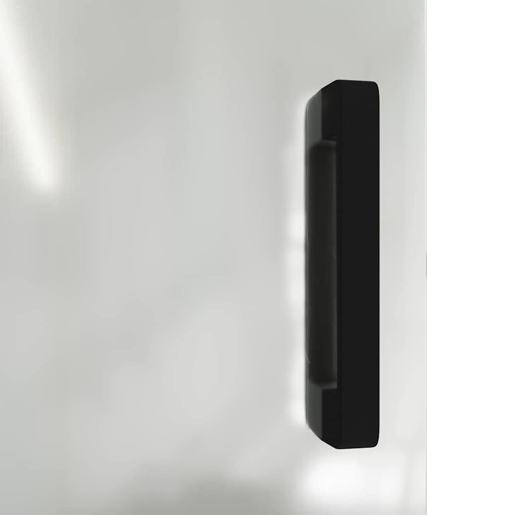 Kitchen Storage Cabinet with Shelf Silver Galvanised steel