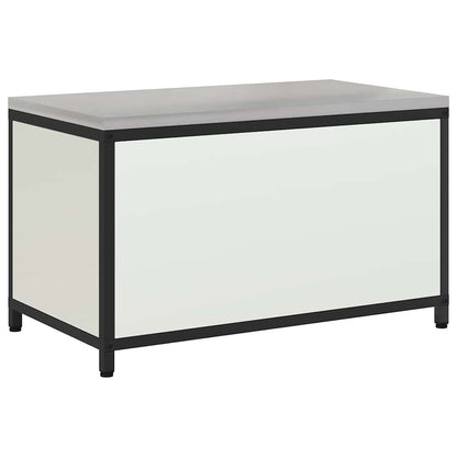 Kitchen Storage Cabinet with Drawer with Shelf White Steel