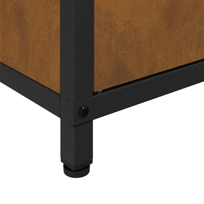 Kitchen Storage Cabinet with Shelf Rusty Weathering steel