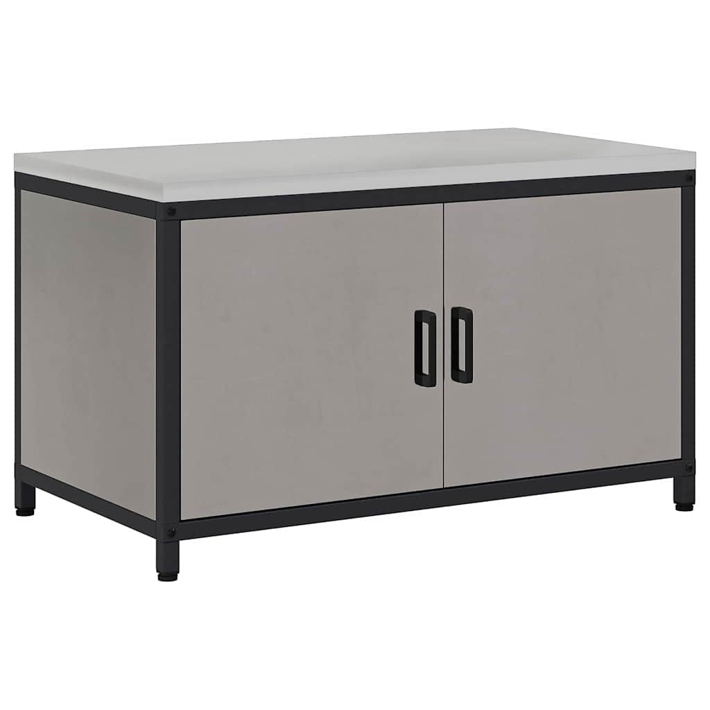 Kitchen Storage Cabinet with Shelf Rusty Weathering steel