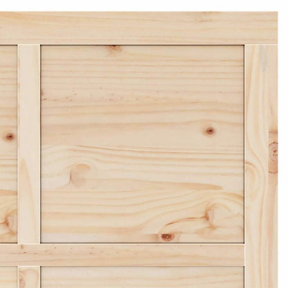 Sliding Door Brown 90 x 208 cm Solid pine wood