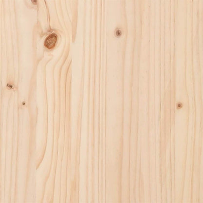 Sliding Door Brown 80 x 208 cm Solid pine wood