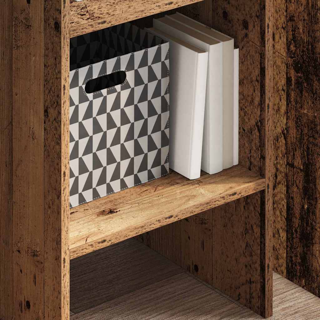 Book Cabinet Old wood 40 x 35 x 180 cm Engineered Wood