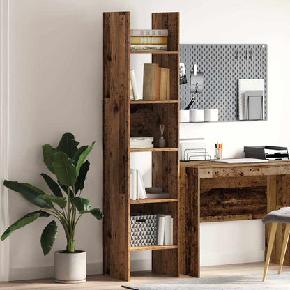 Book Cabinet Old wood 40 x 35 x 180 cm Engineered Wood