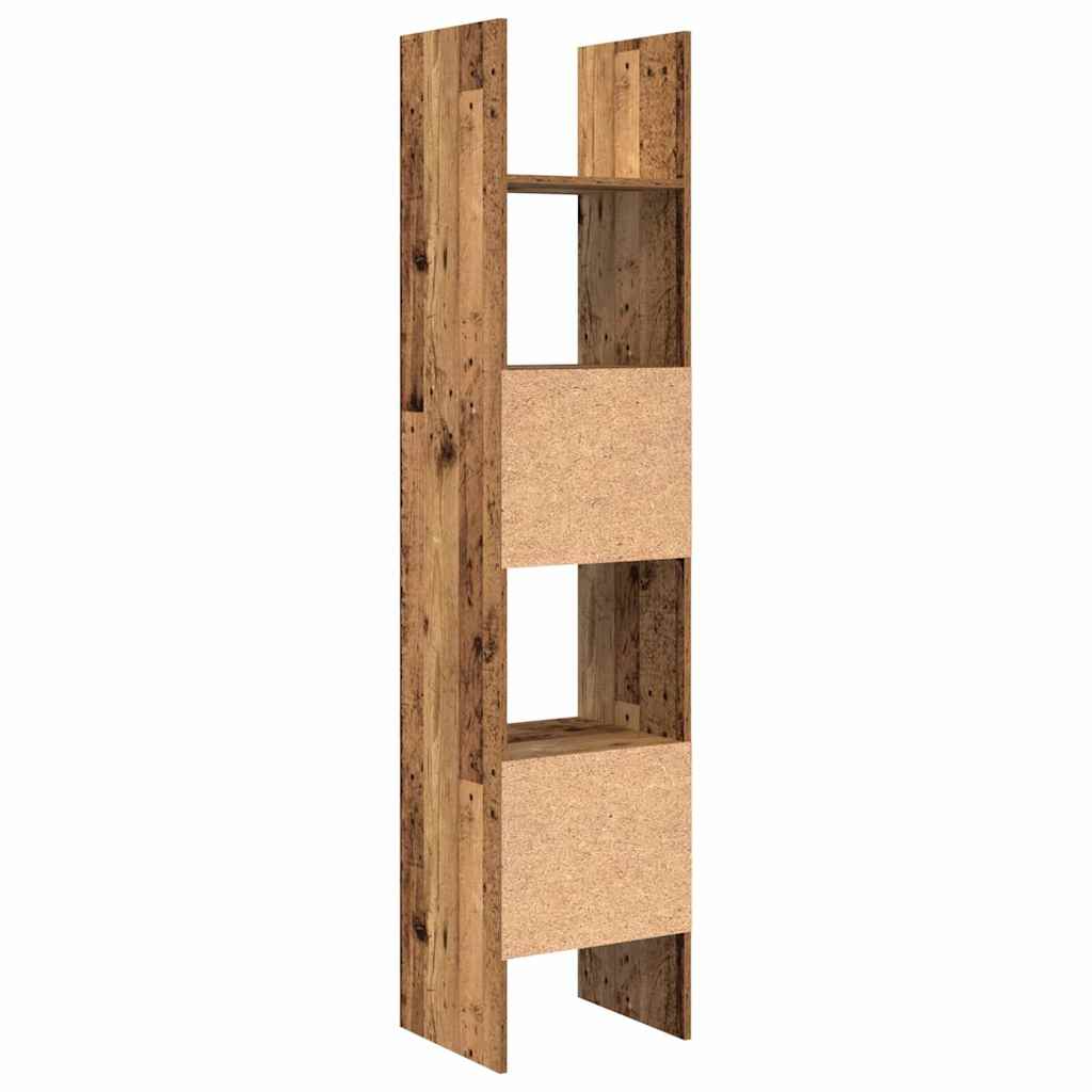 Book Cabinet Old wood 40 x 35 x 180 cm Engineered Wood