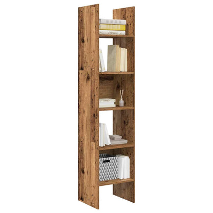 Book Cabinet Old wood 40 x 35 x 180 cm Engineered Wood