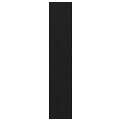 Book Cabinet Black oak 40 x 35 x 180 cm Engineered Wood