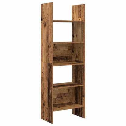 Book Cabinet Old wood 60 x 35 x 180 cm Engineered wood