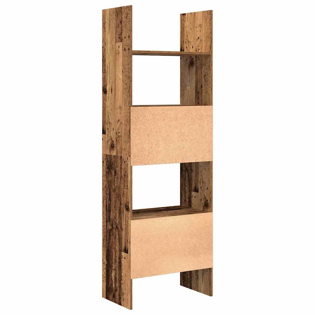 Book Cabinet Old wood 60 x 35 x 180 cm Engineered wood