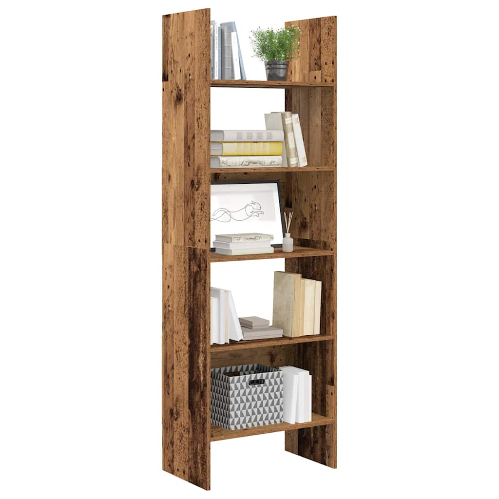 Book Cabinet Old wood 60 x 35 x 180 cm Engineered wood