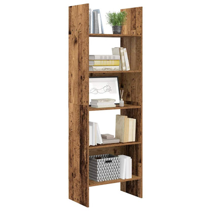 Book Cabinet Old wood 60 x 35 x 180 cm Engineered wood
