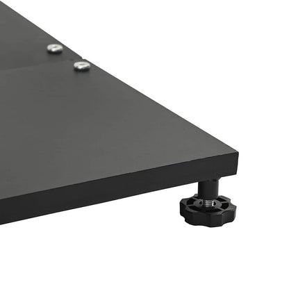 Outdoor Umbrella Base Adjustable Black 45 x 45 x 31 cm Steel