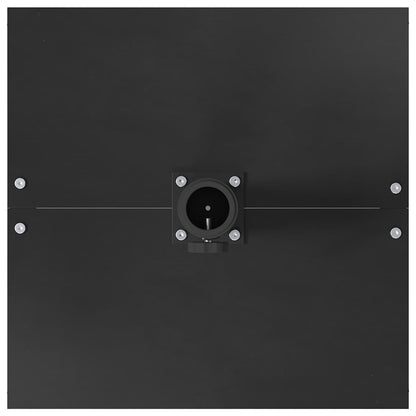 Outdoor Umbrella Base Adjustable Black 45 x 45 x 31 cm Steel