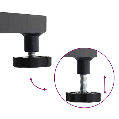 Outdoor Umbrella Base Dark grey 45 x 45 x 31 cm Steel
