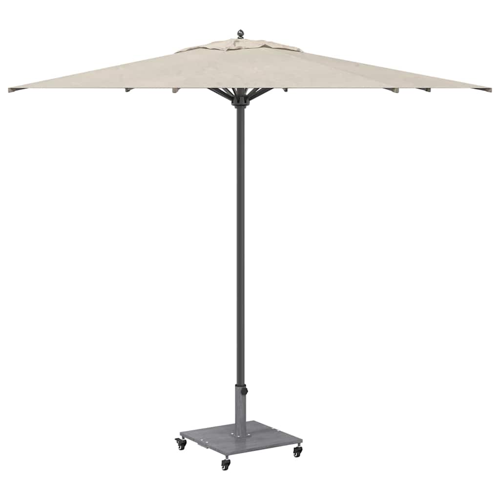 Outdoor Umbrella Base Dark grey wood look 45 x 45 x 31 cm Steel