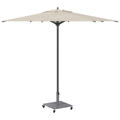 Outdoor Umbrella Base Dark grey wood look 45 x 45 x 31 cm Steel