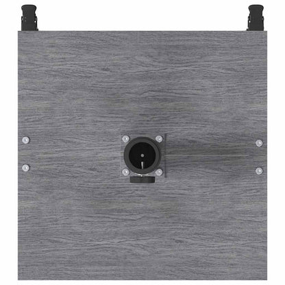 Outdoor Umbrella Base Dark grey wood look 45 x 45 x 31 cm Steel