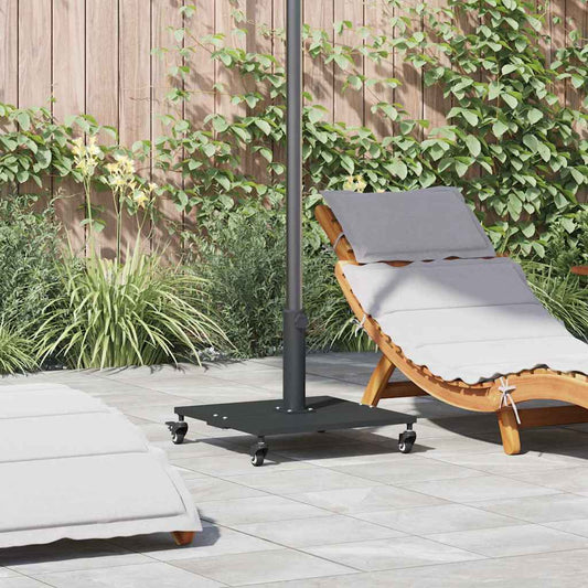 Outdoor Umbrella Base Black 45 x 45 x 31 cm Steel